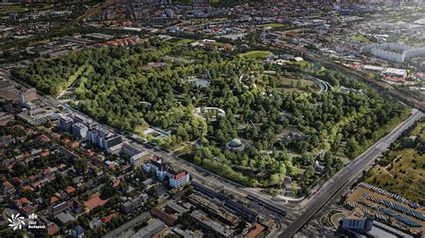 A felújított Népliget sporttelep felülnézetből