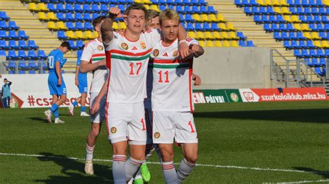 A magyar U20-as válogatott győzelme Moldova ellen