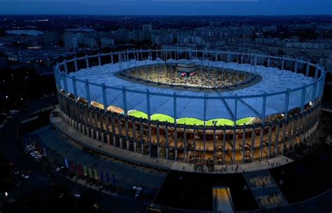 A bukaresti Arena Nationala látképe