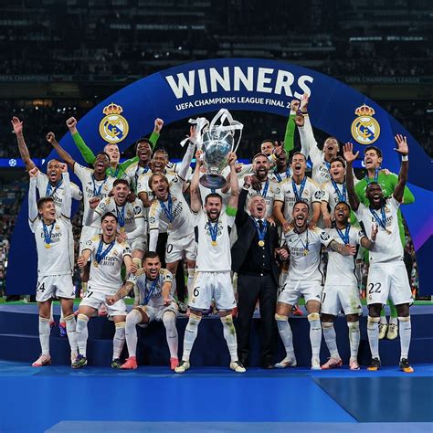 A Real Madrid csapata ünneplés közben