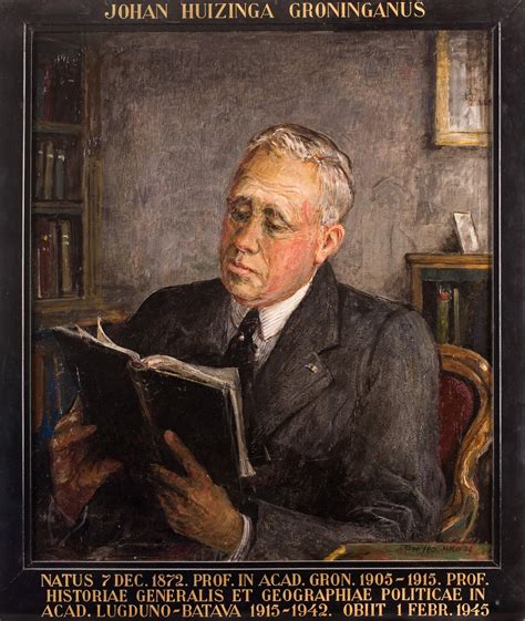Johan Huizinga portréja egy régi könyv borítóján