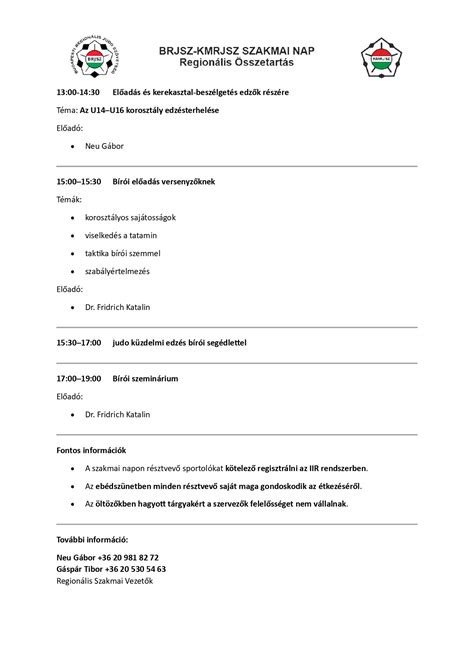 Judo edzés vagy szakmai nap