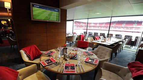Arsenal hospitality box belső