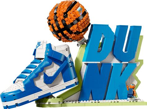 Nike Dunk LEGO készlet kosárlabdával