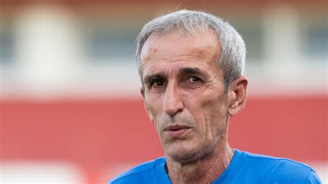 Branko Ivankovics portréja, mint sikeres labdarúgóedző