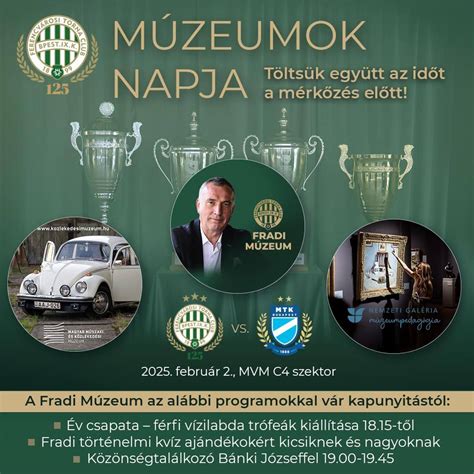 Fradi történelmi sikerek és trófeák infografika