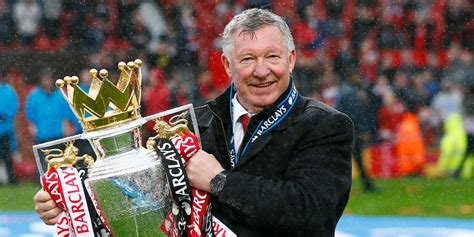 Sir Alex Ferguson a Manchester United menedzsereként a pályán