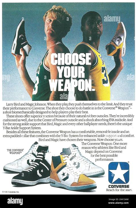 Converse Weapon: Magic Johnson és Larry Bird a '80-as években
