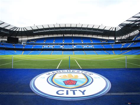 Manchester City Etihad Stadium és szurkolók