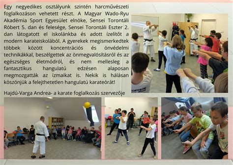 Karate edzésen résztvevő gyerekek