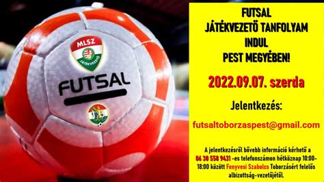 MLSZ futsal korosztályos tabellák