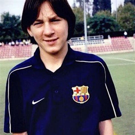 Fiatal Lionel Messi nagymamájával
