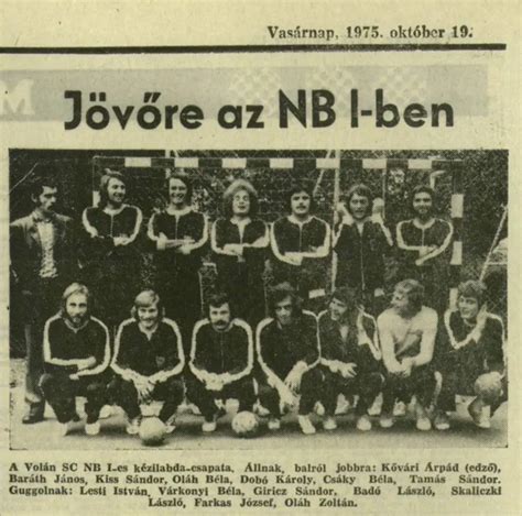 A Szegedi Volán 1977-es MNK győztes csapata