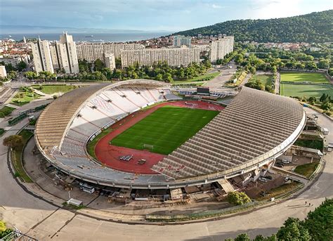 A spliti Poljud Stadion légifelvételen