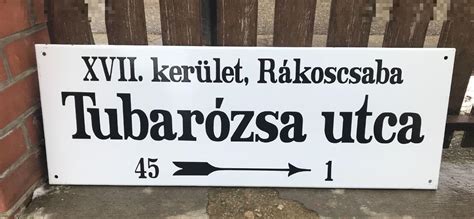 Veszprém, Stadion utca tábla