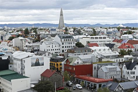 Reykjavík látképe sportlétesítményekkel