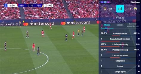 RTL+ StatZone felület statisztikákkal