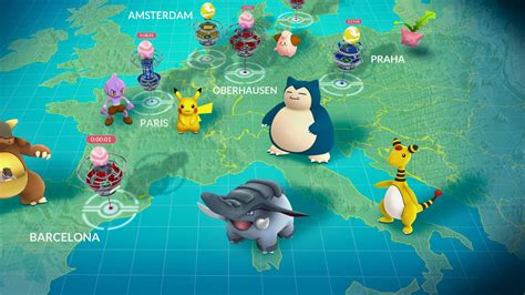 Pokémon Go csata képernyő