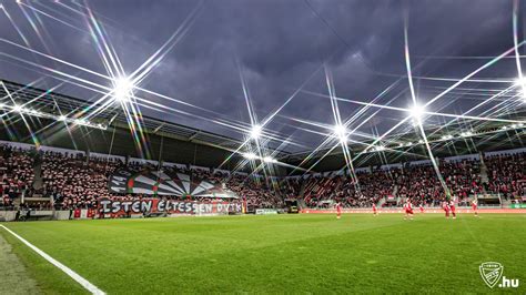 Modern magyar futball stadion