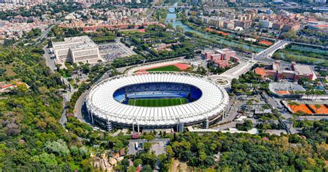 Stadio Olimpico egy európai mérkőzésen