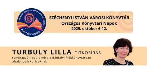 Turbuly Lilla írói portréja