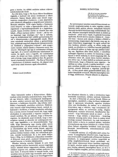 A Bábeli könyvtár hatszögletű szobái és könyvespolcai