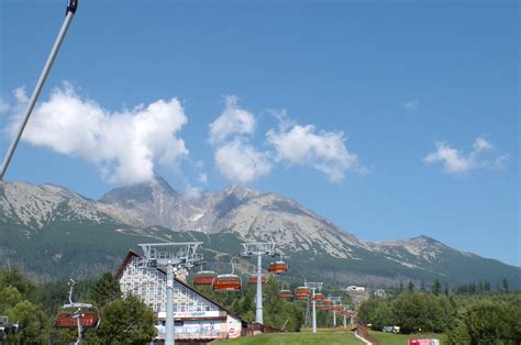 A Tátralomnic helyszín panorámája