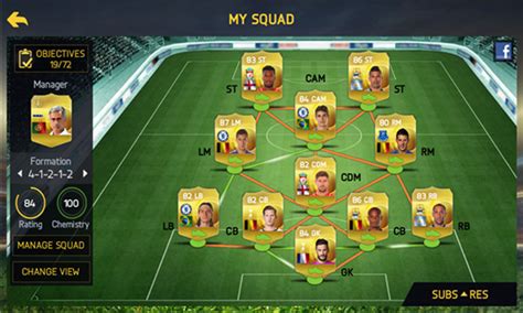FIFA 15 Ultimate Team játékos kártya felépítése