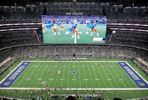 Digitális eredményjelző egy amerikai futball stadionban