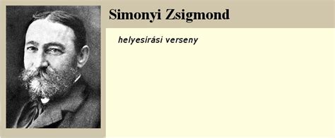 A Simonyi Zsigmond helyesírási verseny logója