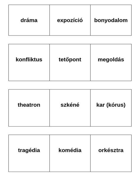Történelmi fogalomkártyák
