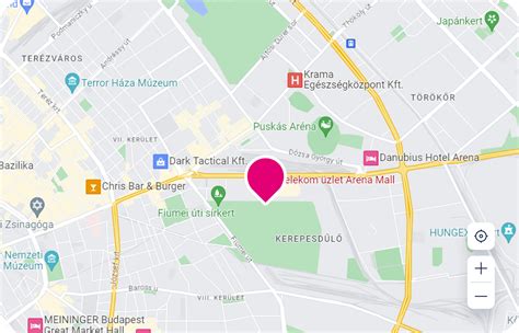 Térkép Zalaegerszegről a ZTE Aréna helyszínével