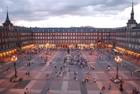 Madrid központi tér, a Plaza Mayor
