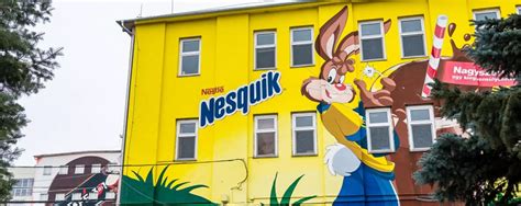 A Nestlé szerencsi gyárának épülete