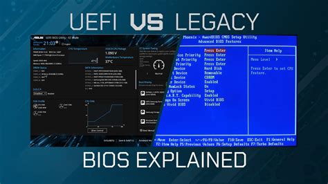 UEFI és BIOS összehasonlítása