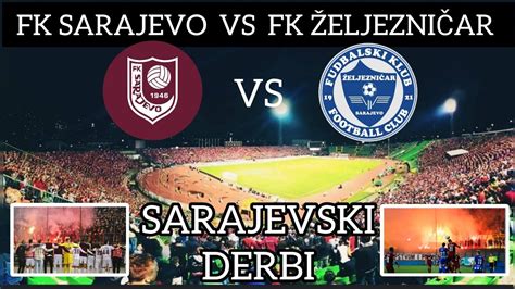 Légifelvétel az FK Sarajevo vagy az FK Željezničar stadionjáról, mérkőzésnapon