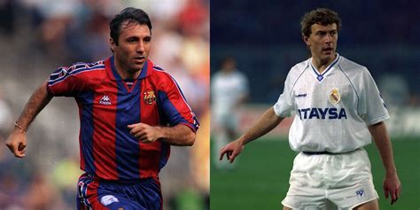 Emilio Butragueno és Ricardo Gallego a Real Madrid akkori sztárjai