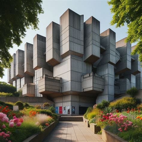 Brutalista épület Karl-Marx-Stadtban