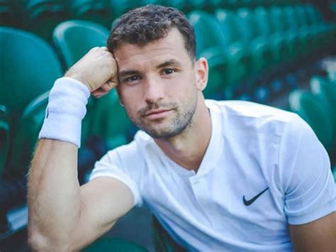 Grigor Dimitrov teniszpályán