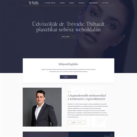 Portrékép Dr. Trévidic Thibault plasztikai sebészről