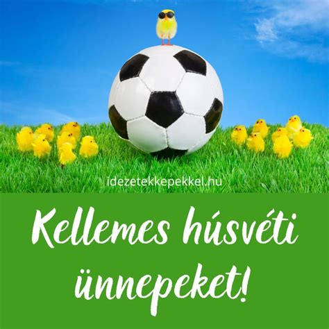 Focis húsvéti képeslap labdával és tojásokkal