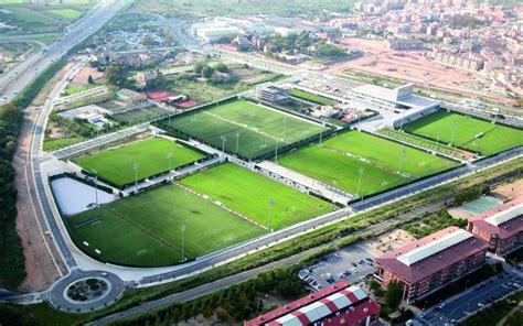 A Ciutat Esportiva Joan Gamper edzőközpont madártávlatból