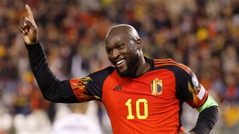 Romelu Lukaku gólt ünnepel a belga válogatottban