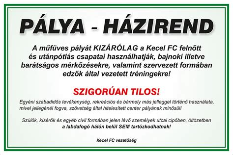 focicsere szabályai