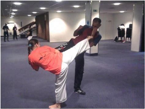 Taekwon-do edzés közben