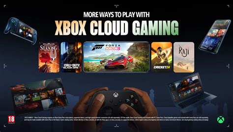 Xbox Cloud Gaming illusztráció különböző eszközökön