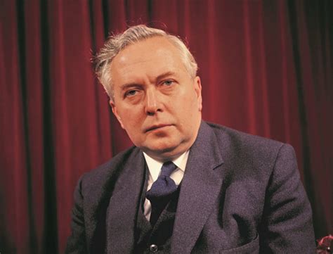 Kép Harald Wilson brit miniszterelnökről