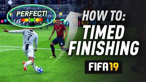 FIFA 19 Időzített Lövés (Timed Finishing) mutatója
