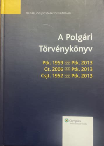 Az új Polgári Törvénykönyv bevezetését jelző dátum és törvénykönyv