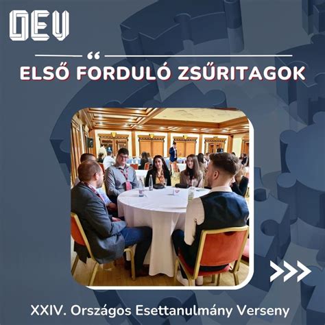 Az Országos Esettanulmány Verseny logója és helyszíne